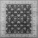 Square Oriental Gray Traditional Rug, urb617gry