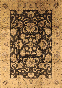 Oriental Brown Traditional Rug, urb618brn