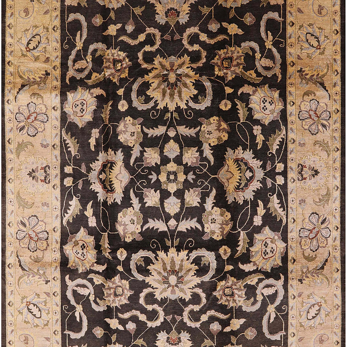 Machine Washable Industrial Modern Bakers Brown Rug, wshurb618