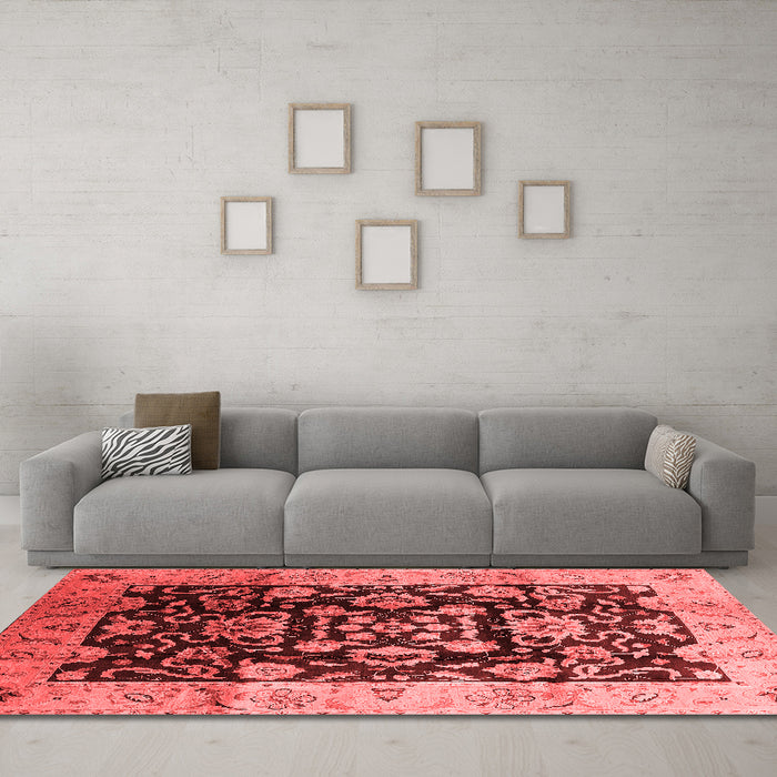 Traditional Red Washable Rugs