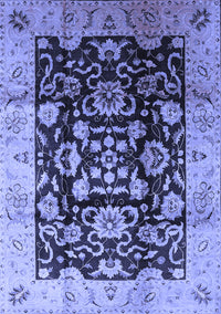 Oriental Blue Traditional Rug, urb618blu