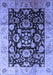 Oriental Blue Traditional Rug, urb618blu