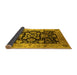 Sideview of Oriental Yellow Traditional Rug, urb618yw