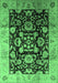 Oriental Emerald Green Traditional Rug, urb618emgrn