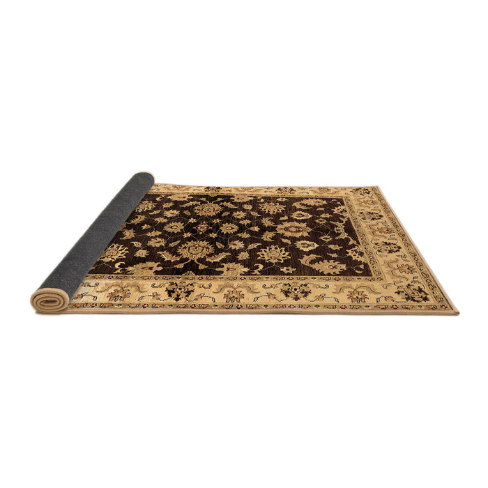 Sideview of Oriental Brown Traditional Rug, urb619brn