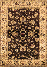 Oriental Brown Traditional Rug, urb619brn