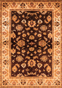 Oriental Orange Traditional Rug, urb619org