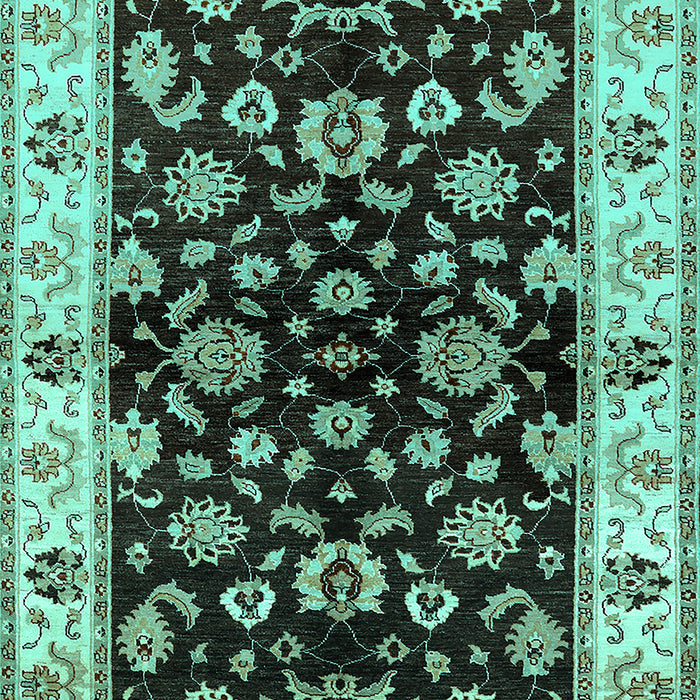 Oriental Turquoise Traditional Rug, urb619turq