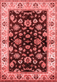 Oriental Red Traditional Rug, urb619red