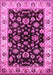 Oriental Pink Traditional Rug, urb619pnk