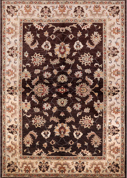 Machine Washable Industrial Modern Vermilion Red Rug, wshurb619