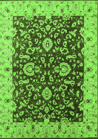 Oriental Green Traditional Rug, urb620grn
