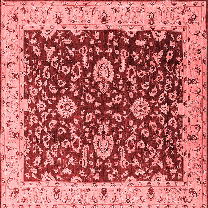 Machine Washable Oriental Red Traditional Rug, wshurb620red
