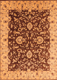 Oriental Orange Traditional Rug, urb620org