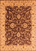 Oriental Orange Traditional Rug, urb620org