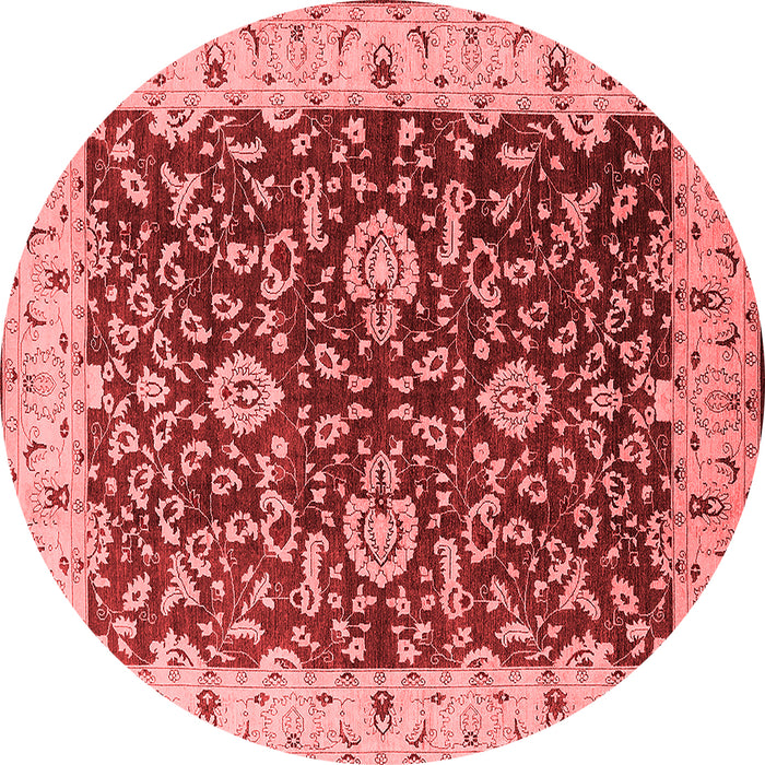 Machine Washable Oriental Red Traditional Rug, wshurb620red