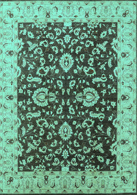Oriental Turquoise Traditional Rug, urb620turq