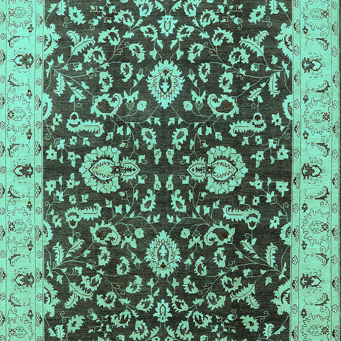 Oriental Turquoise Traditional Rug, urb620turq