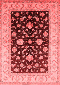 Oriental Red Traditional Rug, urb621red