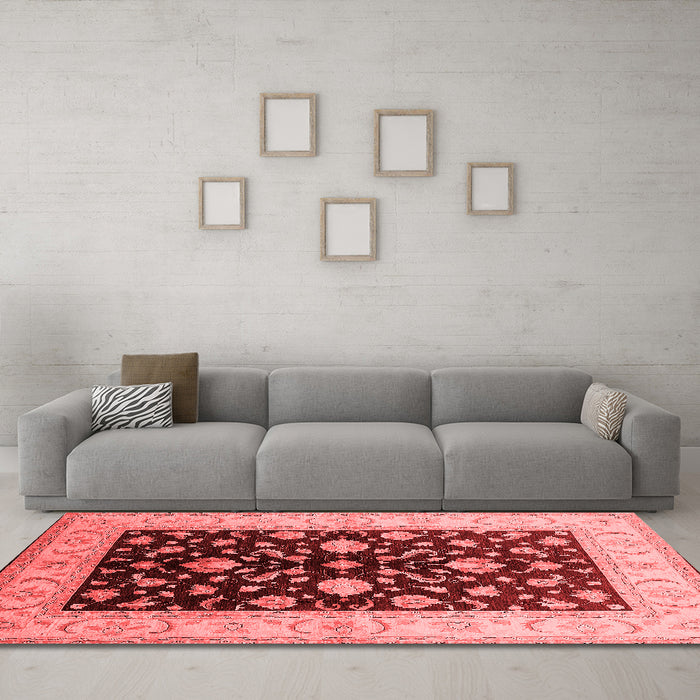 Traditional Red Washable Rugs