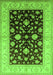 Oriental Green Traditional Rug, urb621grn