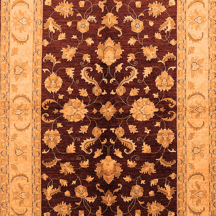 Oriental Orange Traditional Rug, urb621org