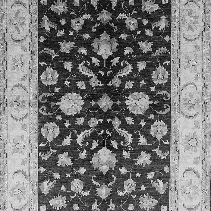 Machine Washable Oriental Gray Traditional Rug, wshurb621gry