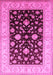 Oriental Pink Traditional Rug, urb621pnk