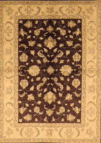 Oriental Brown Traditional Rug, urb621brn