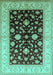 Oriental Turquoise Traditional Rug, urb621turq