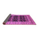 Sideview of Oriental Purple Traditional Rug, urb622pur