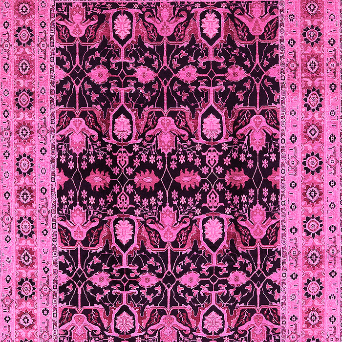 Oriental Pink Traditional Rug, urb622pnk