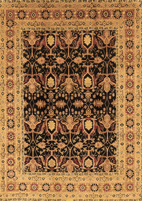 Oriental Brown Traditional Rug, urb622brn