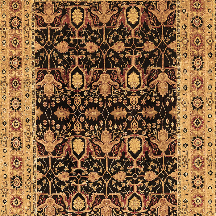 Oriental Brown Traditional Rug, urb622brn