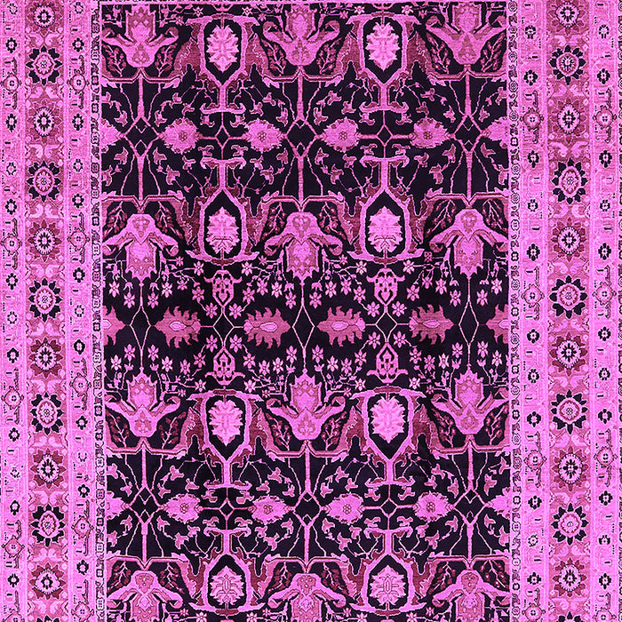 Machine Washable Oriental Purple Traditional Area Rugs, wshurb622pur