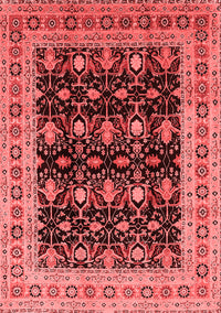 Oriental Red Traditional Rug, urb622red