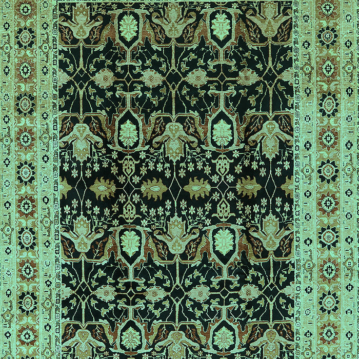 Oriental Turquoise Traditional Rug, urb622turq