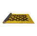 Sideview of Oriental Yellow Traditional Rug, urb623yw