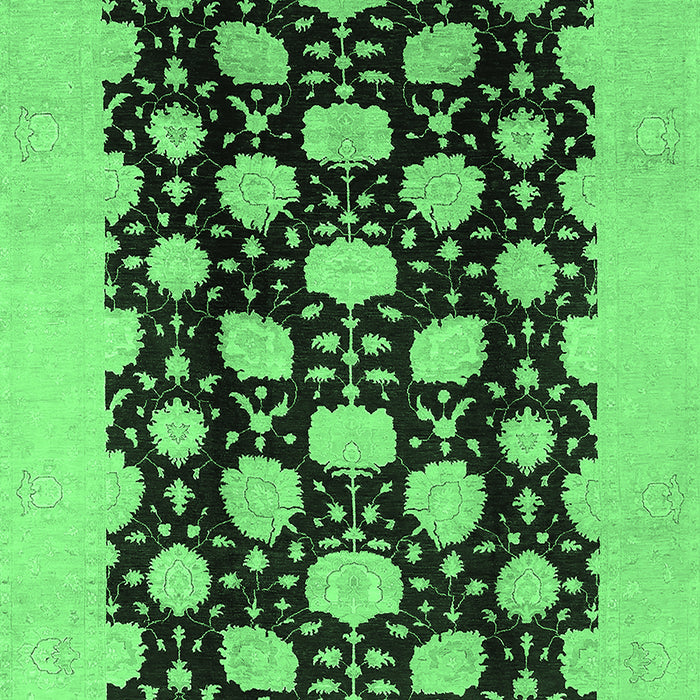 Oriental Emerald Green Traditional Rug, urb623emgrn
