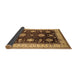 Sideview of Oriental Brown Traditional Rug, urb624brn