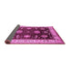 Sideview of Oriental Pink Traditional Rug, urb624pnk