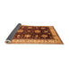 Sideview of Oriental Orange Traditional Rug, urb624org