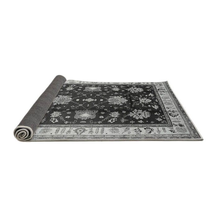 Sideview of Oriental Gray Traditional Rug, urb624gry