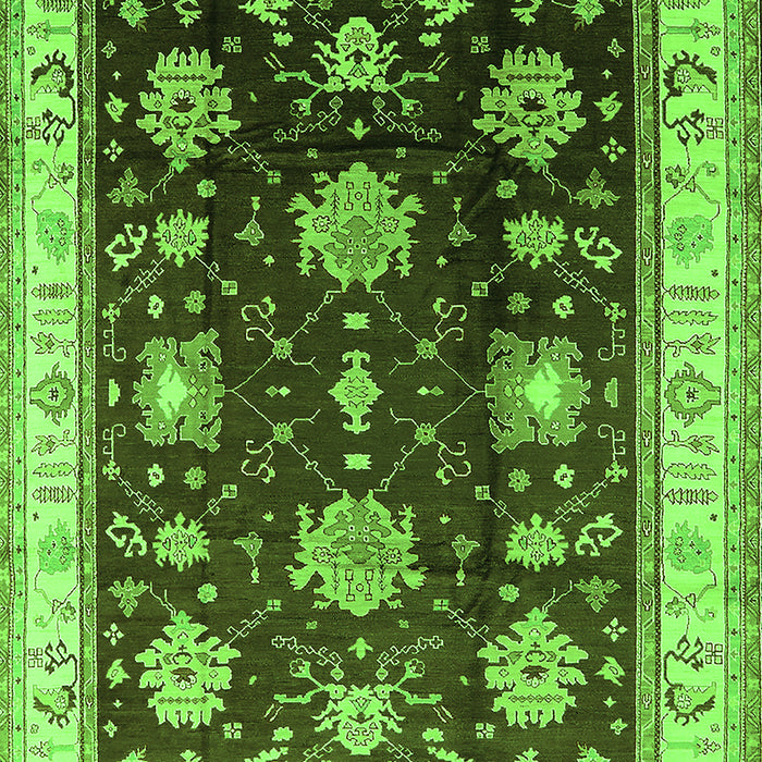Oriental Green Traditional Rug, urb624grn