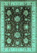 Oriental Turquoise Traditional Rug, urb624turq