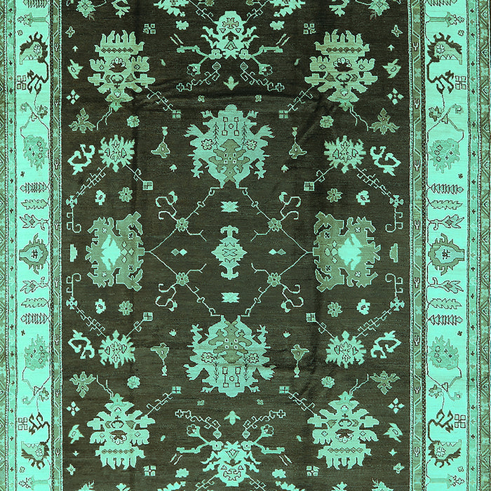Oriental Turquoise Traditional Rug, urb624turq