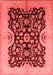 Oriental Red Traditional Area Rugs