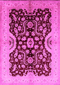 Oriental Pink Traditional Rug, urb625pnk