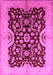 Oriental Pink Traditional Rug, urb625pnk