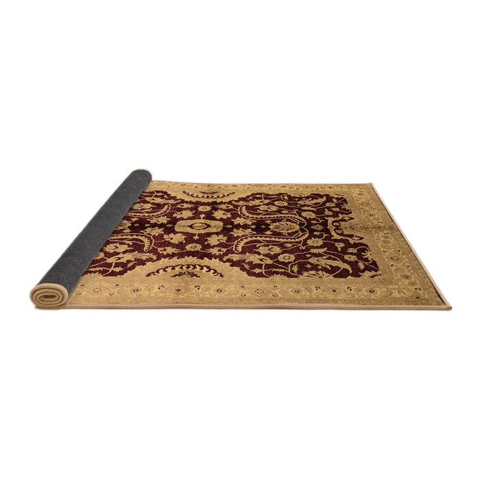 Sideview of Oriental Brown Traditional Rug, urb625brn